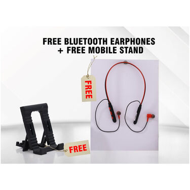 Smart Watch Calling Combo (Smart Watch + Free Bluetooth Earphones + Mobile Stand) (SW4)
